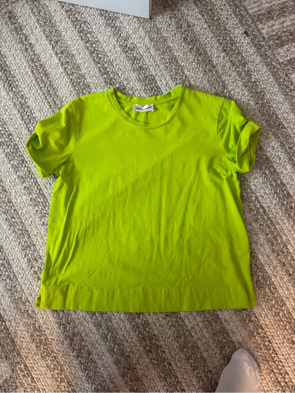Bright Lime Green Short Sleeve Tee - Sandro Ferrone